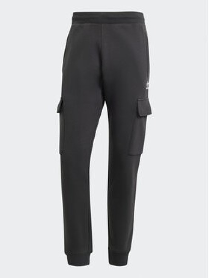 adidas Spodnie dresowe adicolor Trefoil IP2755 Czarny Slim Fit