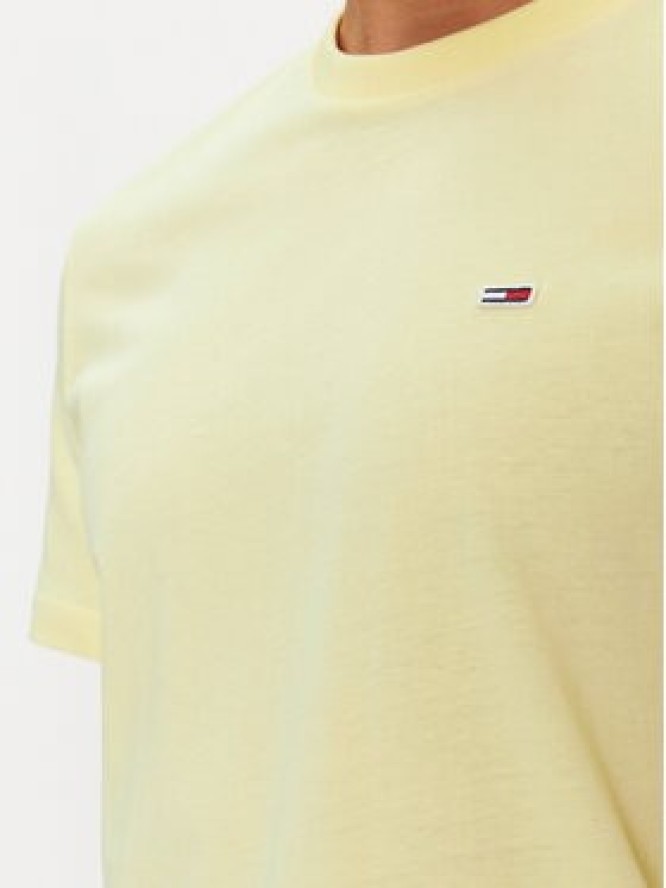 Tommy Jeans T-Shirt Classic DM0DM09598 Żółty Regular Fit