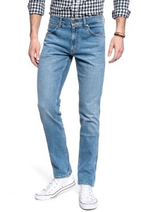 WRANGLER SPODNIE MĘSKIE GREENSBORO MID SUMMER BLUE W15QV712Z