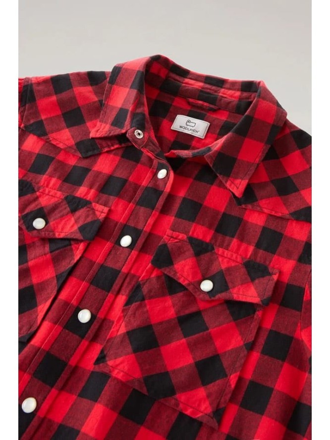 Woolrich Koszula w kolorze czerwono-czarnym rozmiar: XL