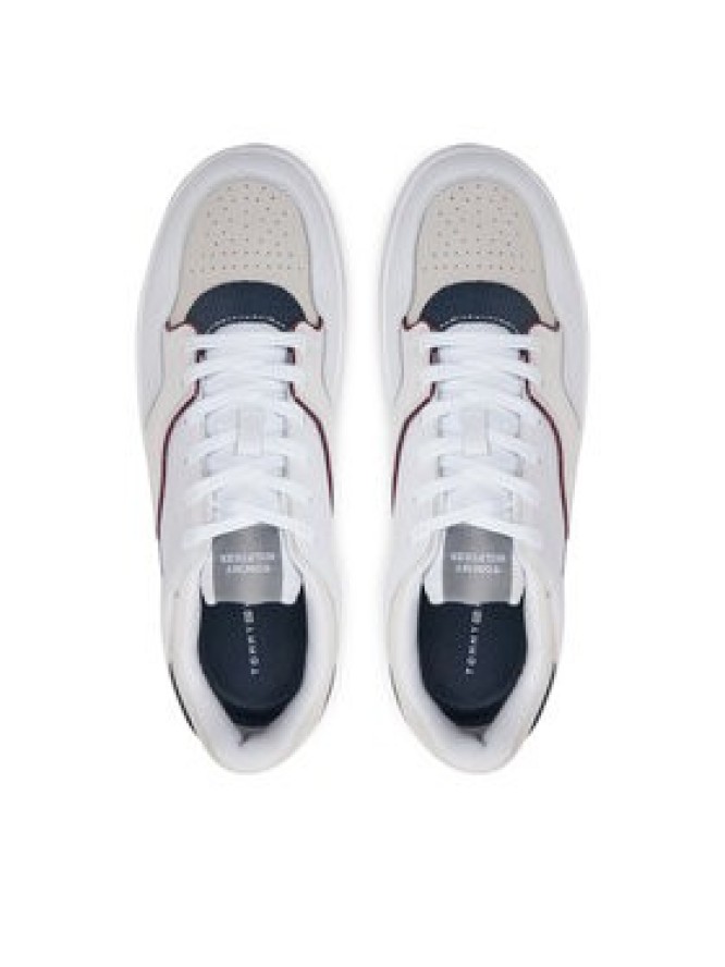 Tommy Hilfiger Sneakersy Th Basket Modern Street Lth FM0FM05211 Biały