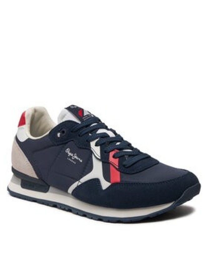 Pepe Jeans Sneakersy Brit Road M PMS40007 Granatowy