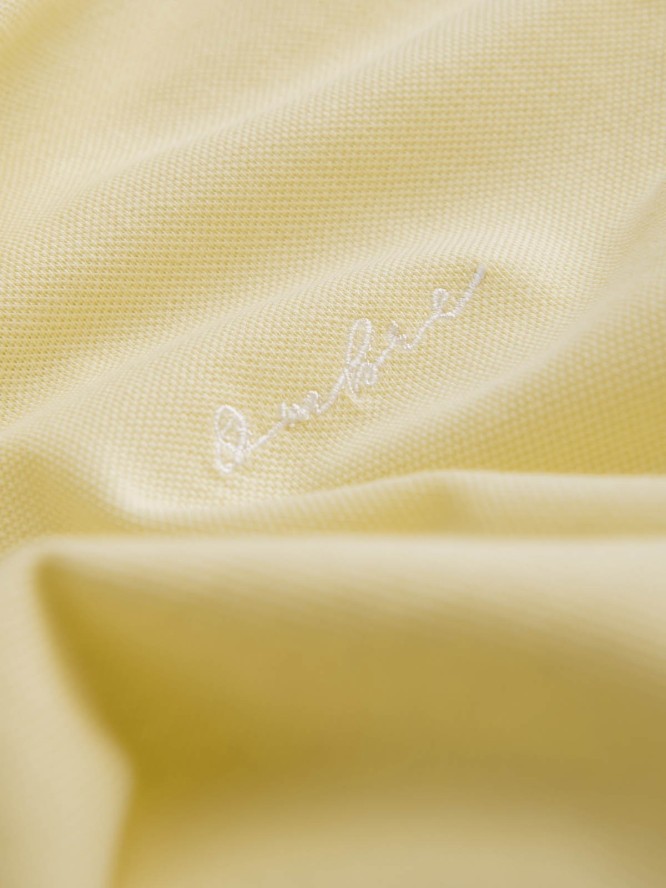 Koszulka polo z dzianiny pique - żółta V4 S1746 - XXL