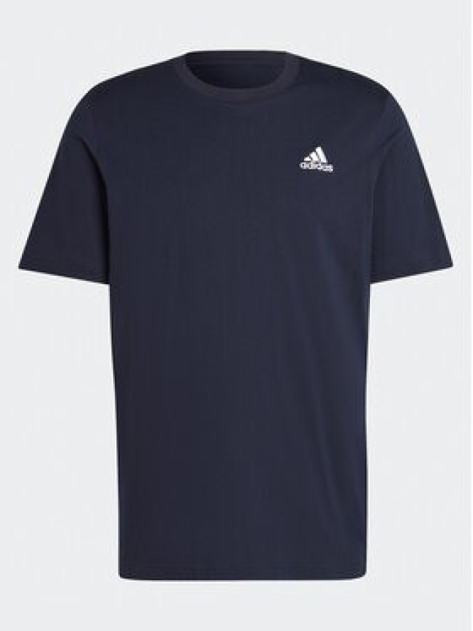 adidas T-Shirt Essentials Single Jersey Embroidered Small Logo T-Shirt HY3404 Niebieski Regular Fit