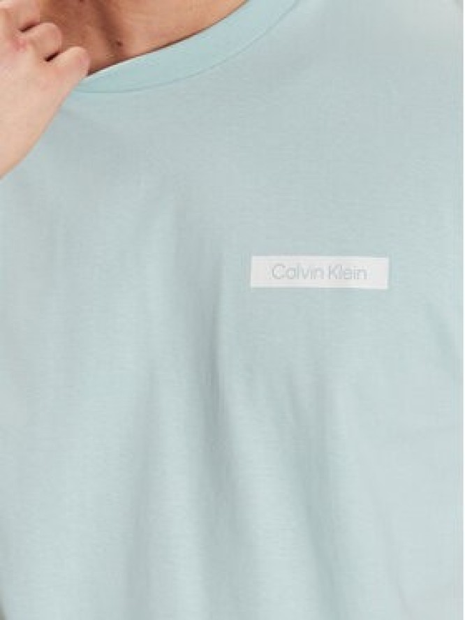 Calvin Klein T-Shirt Matte Back K10K111124 Zielony Relaxed Fit