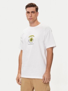 DC T-Shirt Lucky Hand Hss ADYZT05366 Biały Regular Fit