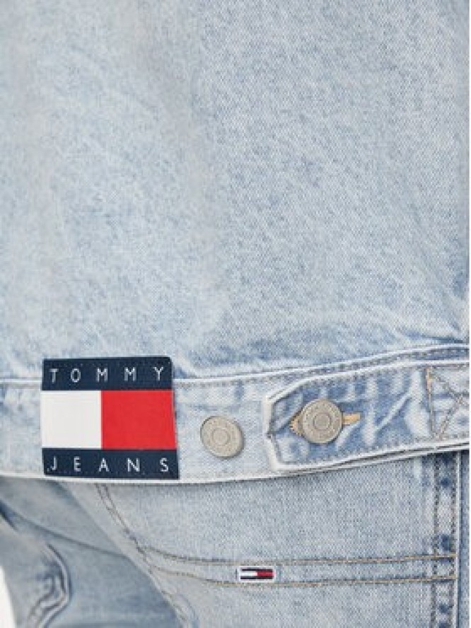 Tommy Jeans Kurtka jeansowa Aiden DM0DM18774 Błękitny Oversize