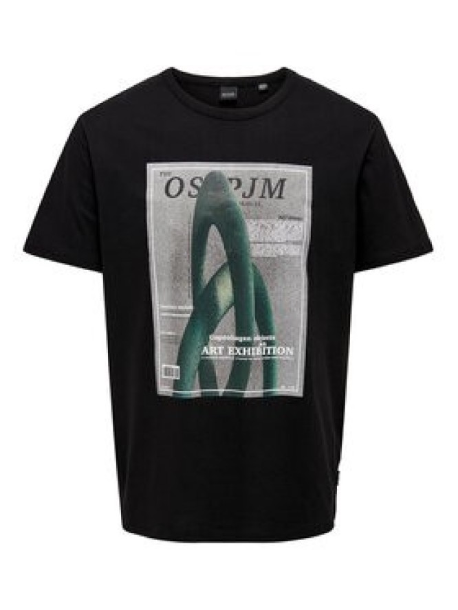 Only & Sons T-Shirt 22026378 Czarny Regular Fit
