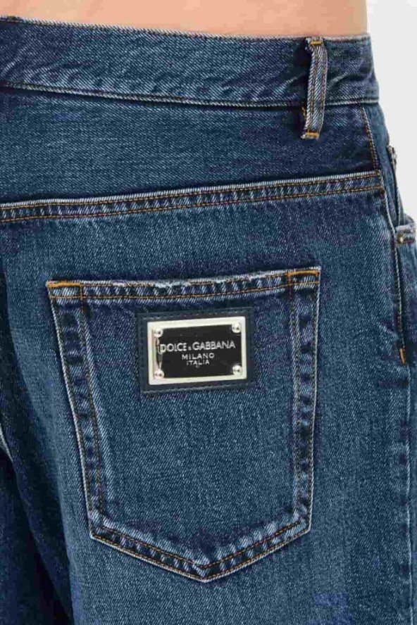 DOLCE & GABBANA Jeansowe spodenki