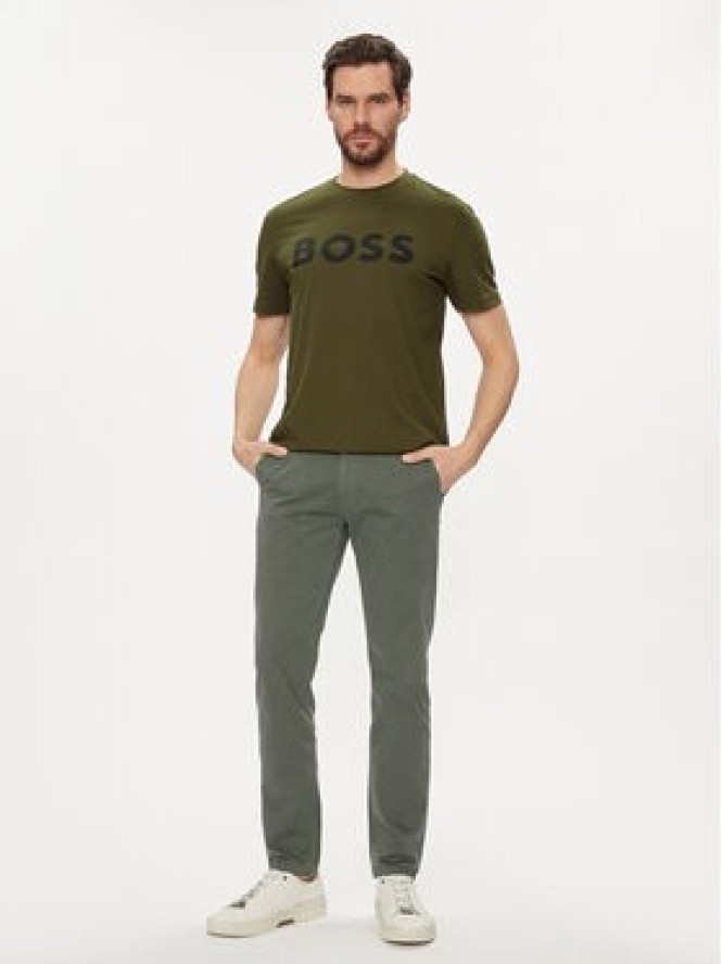 Boss Chinosy 50510933 Szary Slim Fit