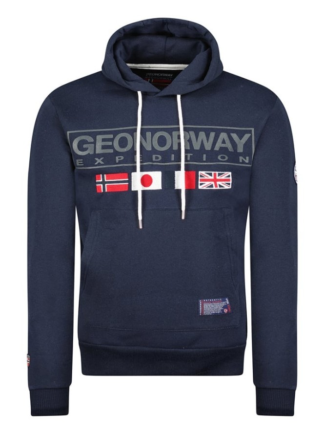 Geographical Norway Bluza w kolorze granatowym rozmiar: S