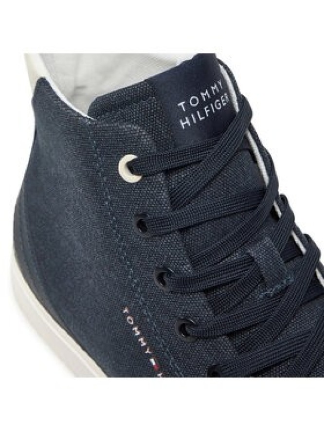 Tommy Hilfiger Tenisówki Th Hi Vulc Summer Cvs FM0FM05076 Granatowy