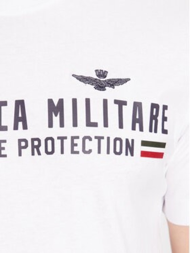 Aeronautica Militare T-Shirt 232TS1942J538 Biały Regular Fit