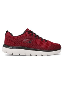 Skechers Sneakersy Brisbane 232057/RDBK Bordowy