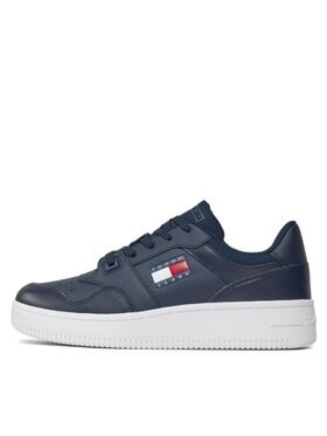 Tommy Jeans Sneakersy Tjm Retro Basket Ess EM0EM01395 Granatowy