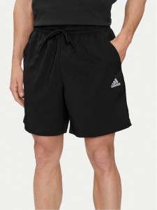 adidas Szorty sportowe AEROREADY Essentials Chelsea Small Logo Shorts IC9392 Czarny Regular Fit