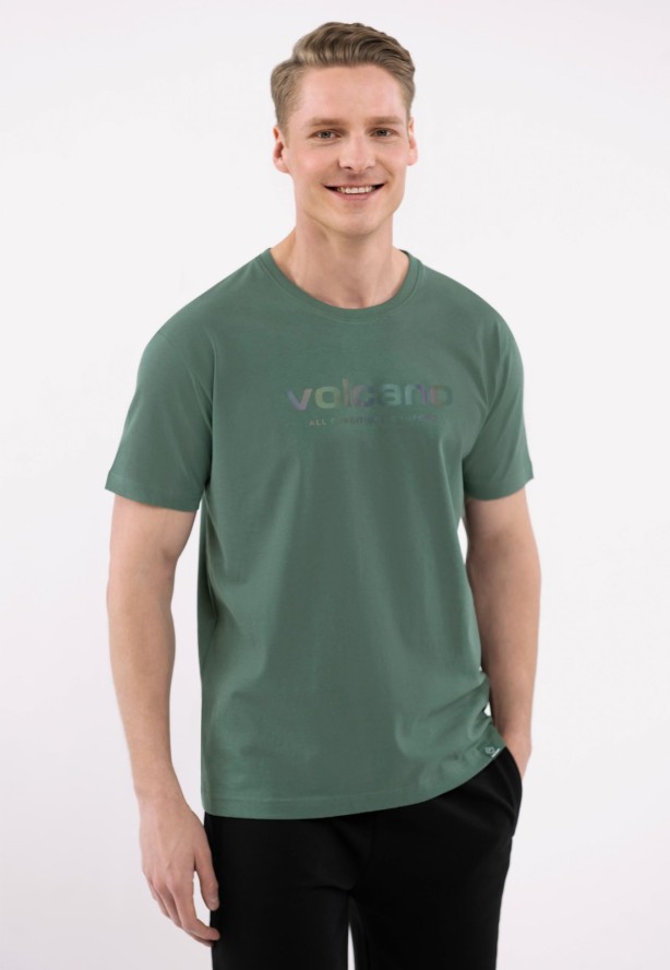 T-shirt z napisem, Comfort Fit, T-HOLM