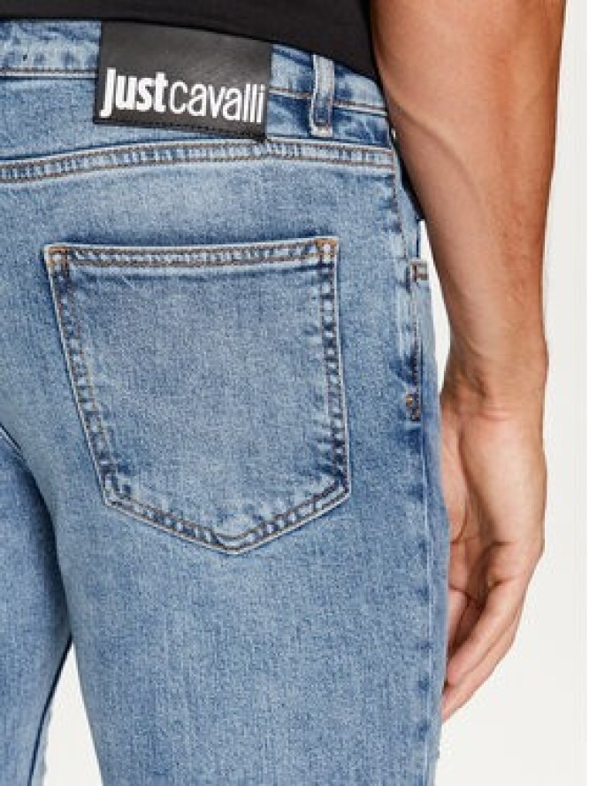 Just Cavalli Jeansy 75OAB5J0 Niebieski Slim Fit