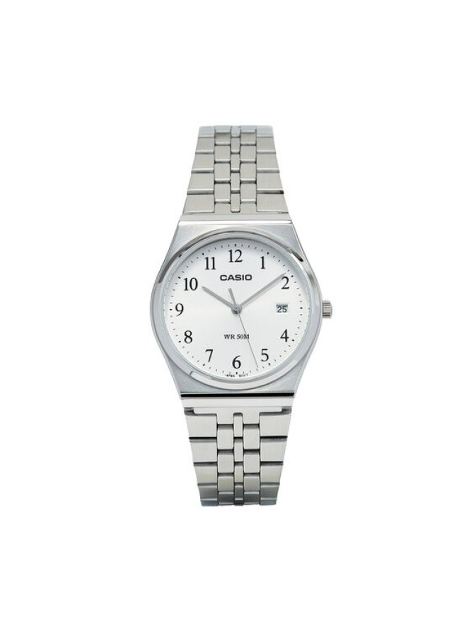 Casio Zegarek MTP-B145D-7BVEF Srebrny