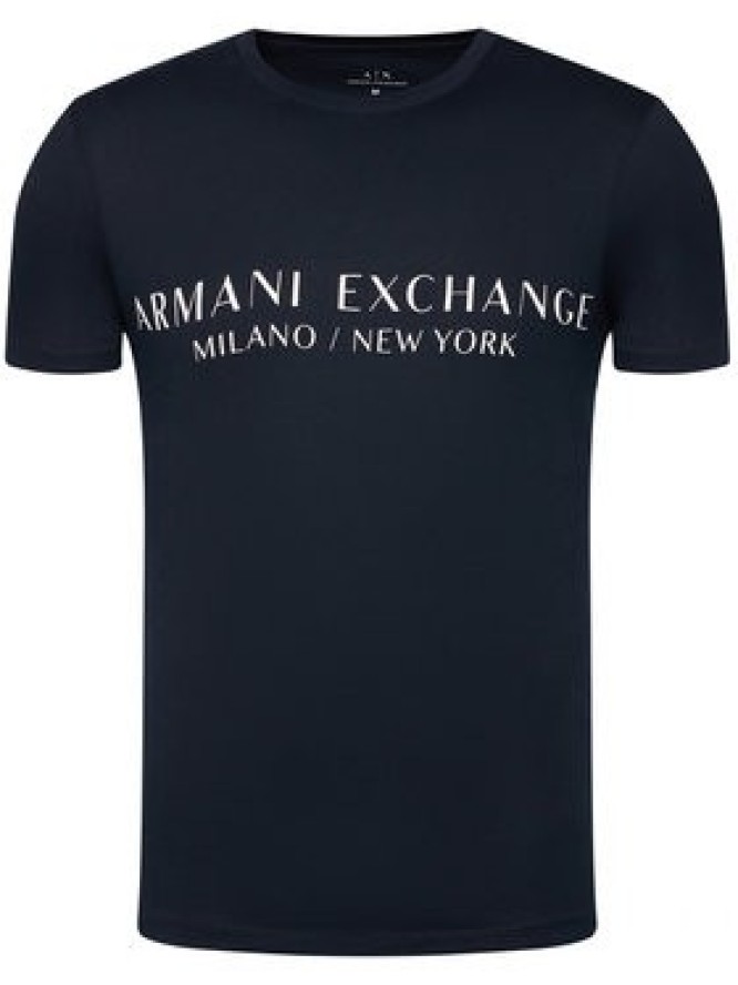 Armani Exchange T-Shirt 8NZT72 Z8H4Z 1510 Granatowy Slim Fit