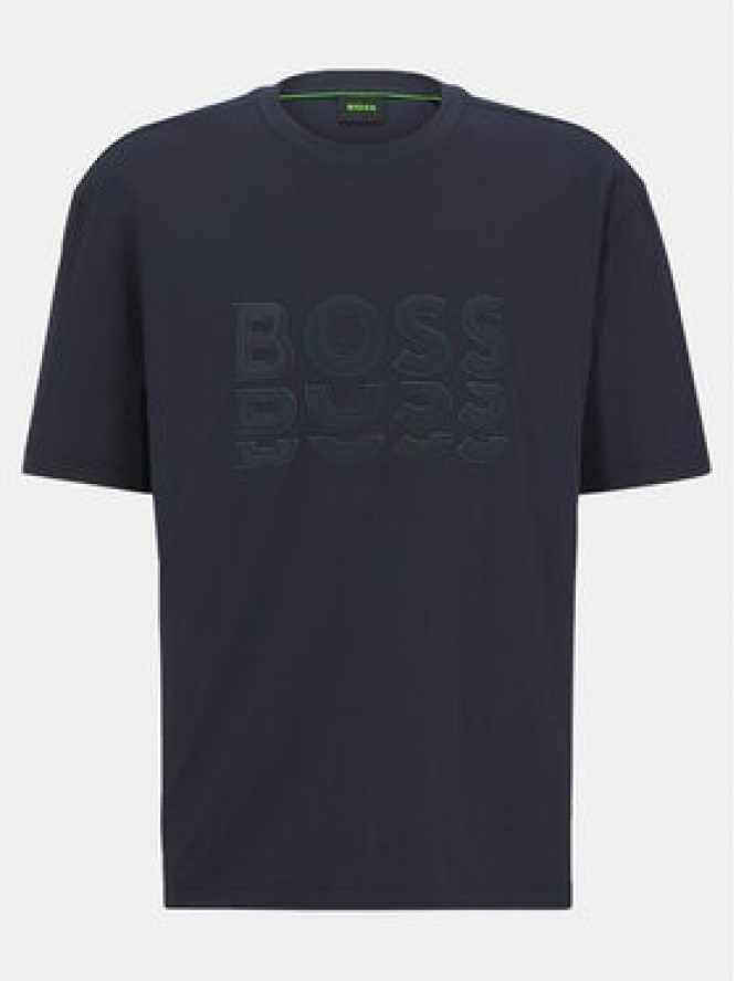 Boss T-Shirt 50495876 Granatowy Regular Fit