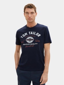 Tom Tailor T-Shirt 1037735 Granatowy Regular Fit