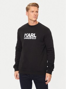 KARL LAGERFELD Bluza 705091 544917 Czarny Regular Fit