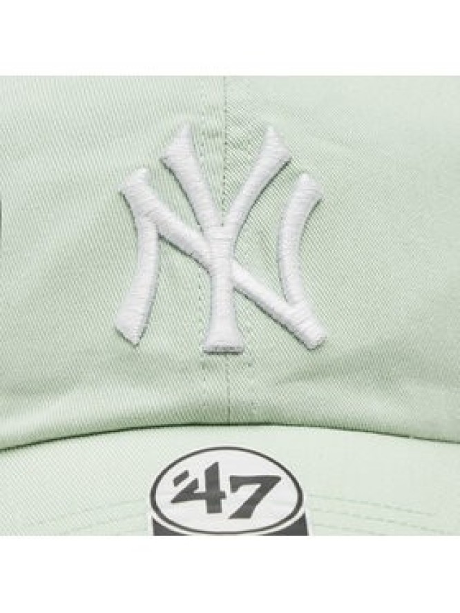 47 Brand Czapka z daszkiem Mlb New York Yankees '47 Clean Up W/ No Loop Label B-NLRGW17GWS-B0 Zielony