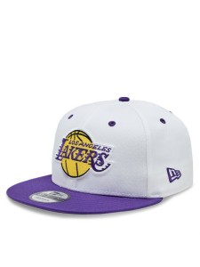 New Era Czapka White Crown Patch 950 Lakers 60364274 Biały