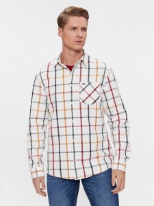 Tommy Jeans Koszula Check Flannel DM0DM18334 Kolorowy Regular Fit