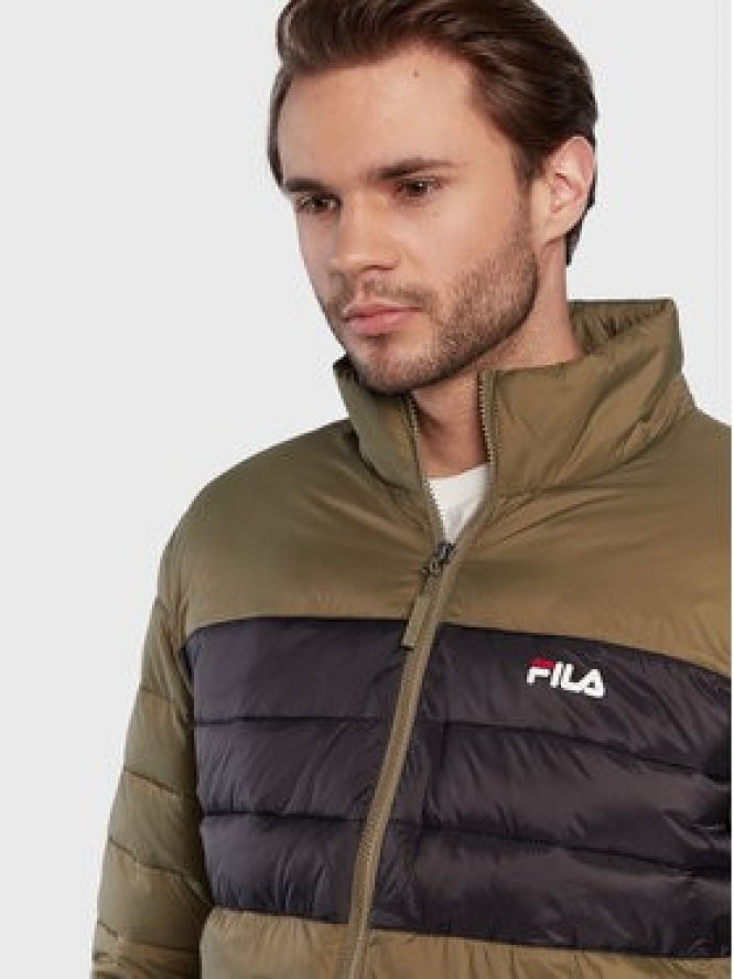 Fila Kurtka puchowa Berglern FAM0351 Zielony Regular Fit