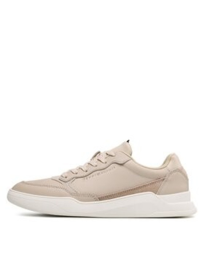 Tommy Hilfiger Sneakersy Elevated Cupsole Leather FM0FM04490 Beżowy