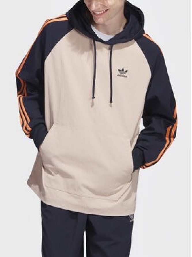 adidas Bluza SST Hooded Windbreaker IC5537 Brązowy Regular Fit