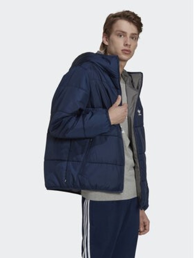 adidas Kurtka puchowa HM2462 Granatowy Relaxed Fit