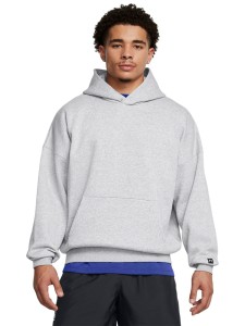 Bluza dresowa męska Under Armour UA Icon Fleece Os Hood - szara