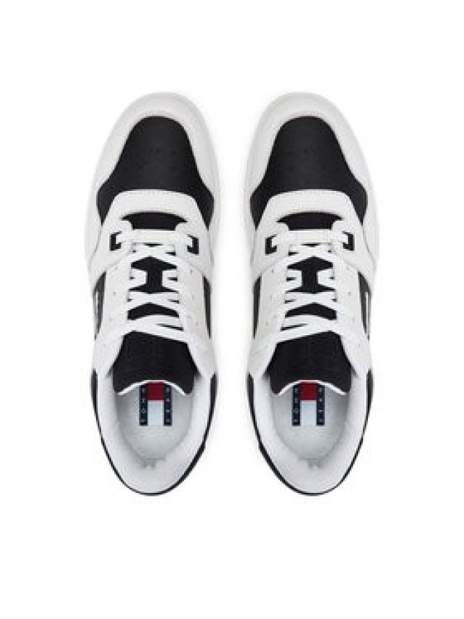 Tommy Jeans Sneakersy Tjm Retro Basket Cupsole Tumble EM0EM01513 Biały