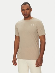 Under Armour T-Shirt Left Chest Logo SS 1326799 Beżowy Loose Fit