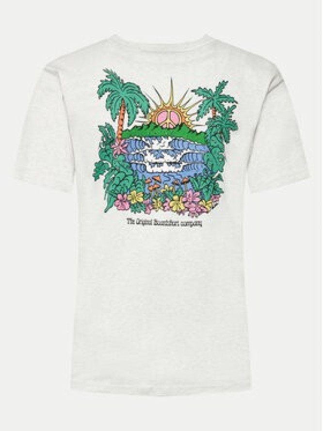 Quiksilver T-Shirt Island Sunrise Moe AQYZT09543 Szary Regular Fit