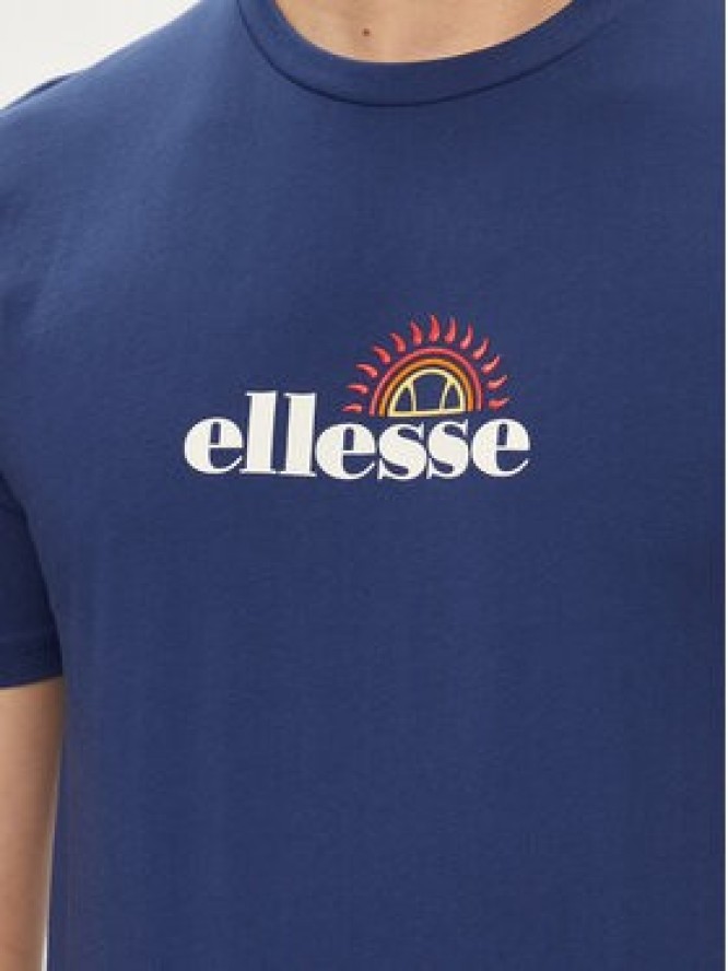 Ellesse T-Shirt Trea SHV20126 Granatowy Regular Fit