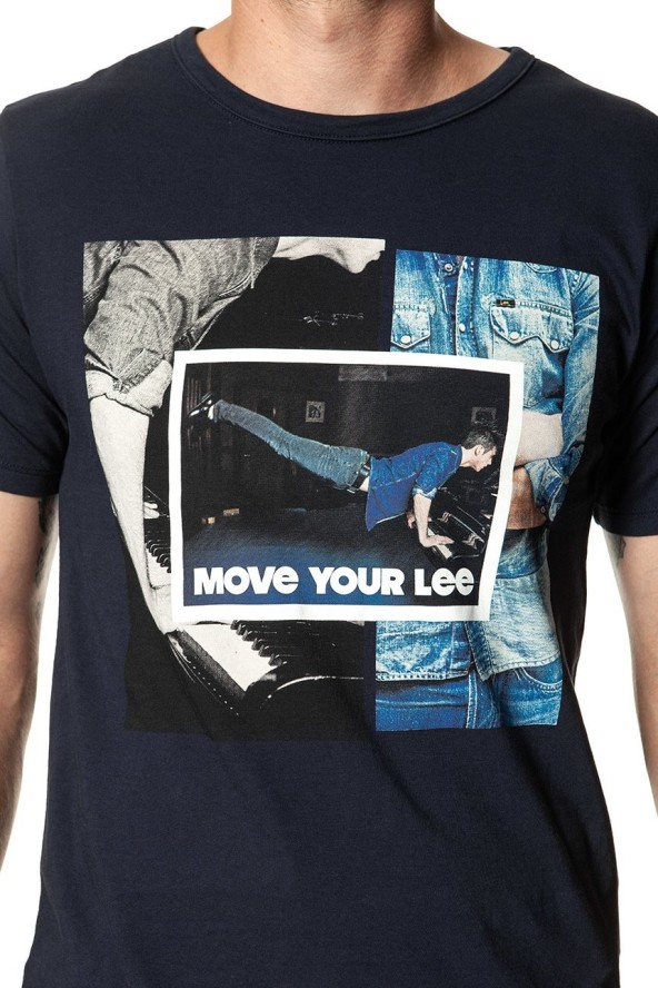 LEE T SHIRT PHOTO TEE NIGHT SKY L60QEPSJ