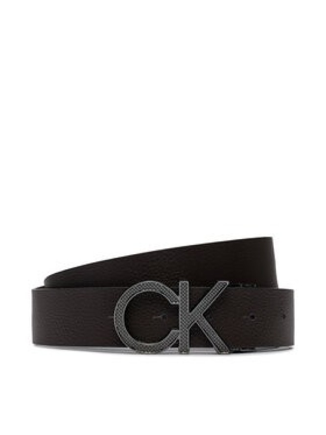 Calvin Klein Pasek Męski Adj/Rev Ck Pique Metal 35Mm K50K511337 Czarny