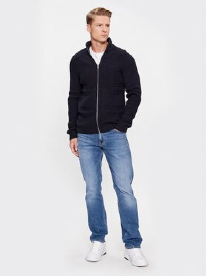 Jack&Jones Sweter 12236323 Granatowy Regular Fit