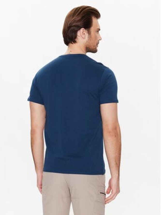 Regatta T-Shirt Breezed III RMT273 Granatowy Regular Fit