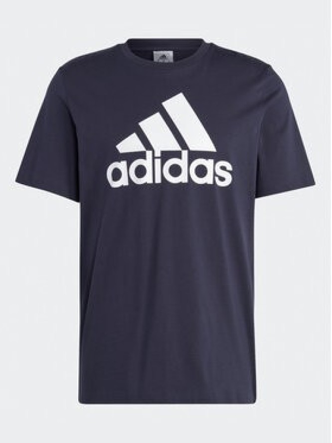 adidas T-Shirt Essentials Single Jersey Big Logo T-Shirt IC9348 Niebieski Regular Fit