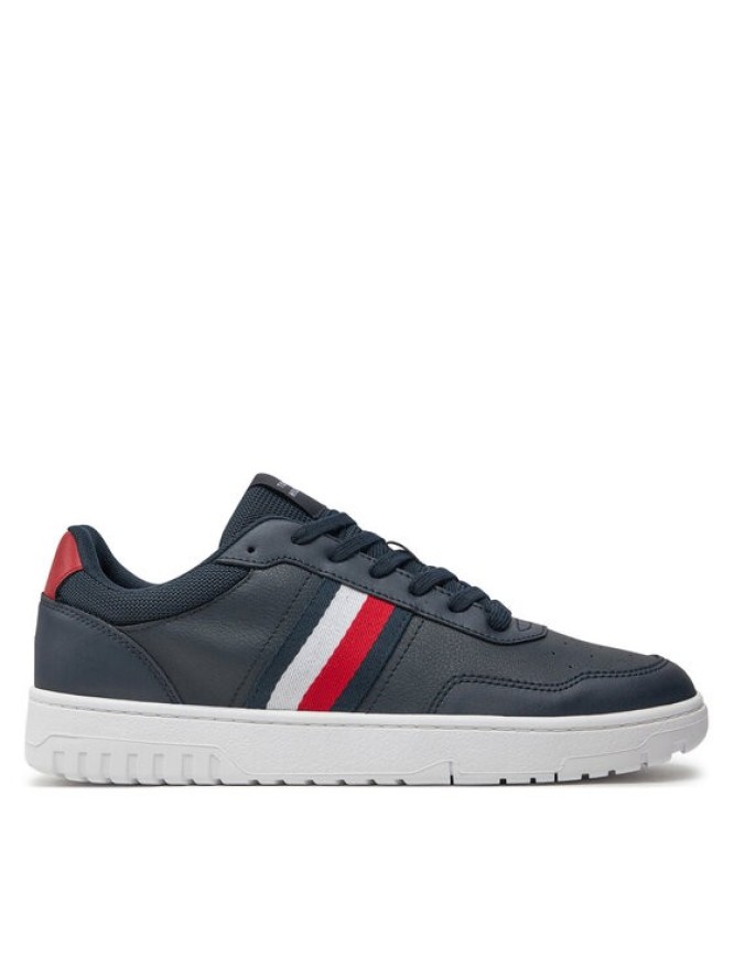 Tommy Hilfiger Sneakersy Th Basket Core Lite FM0FM05116 Granatowy