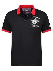 Canadian Peak Koszulka polo "Koltoneak" w kolorze czarnym rozmiar: M