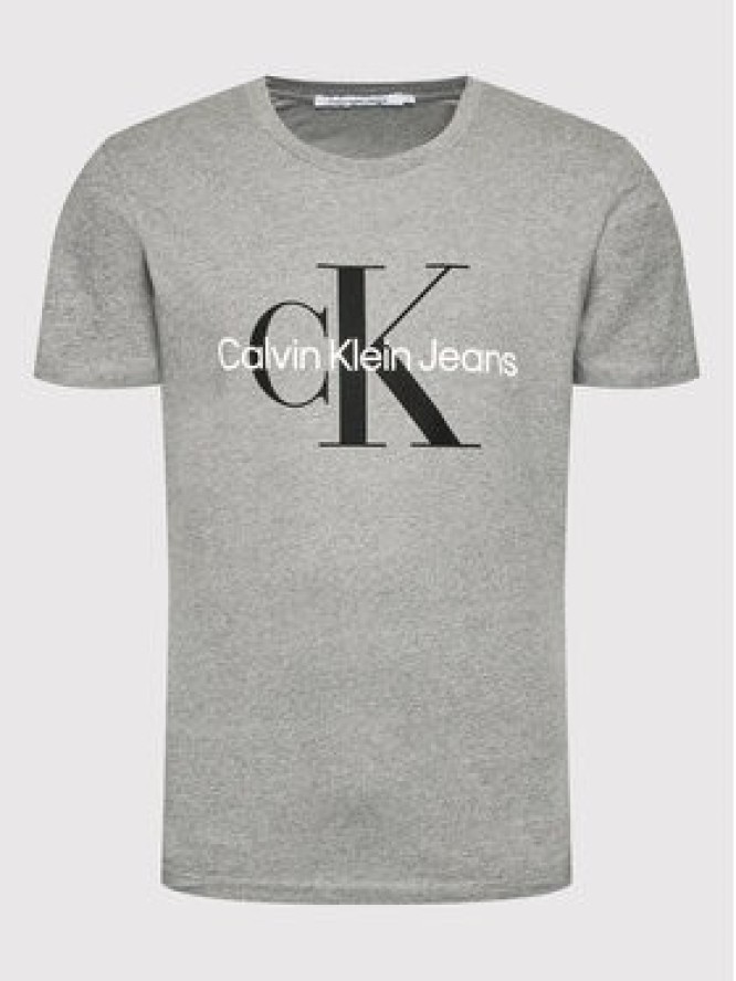 Calvin Klein Jeans T-Shirt J30J320935 Szary Slim Fit