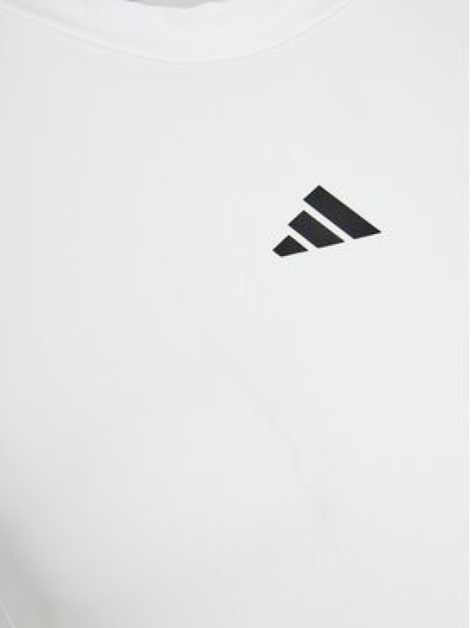 adidas Koszulka techniczna Techfit Compression JE6699 Biały Slim Fit