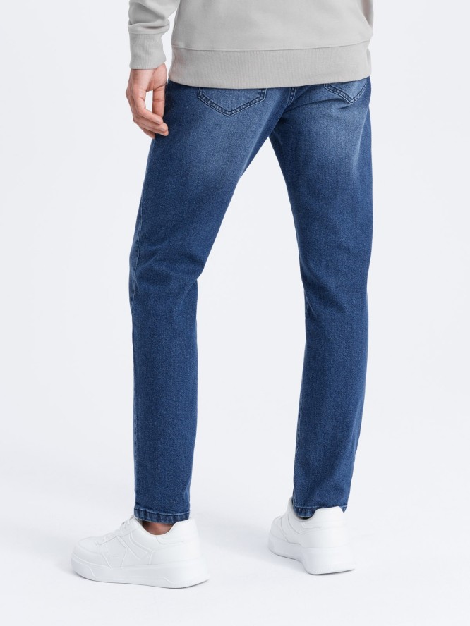 Spodnie męskie jeansowe SLIM FIT - niebieskie V3 OM-PADP-0110 - XXL