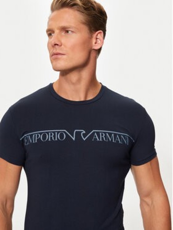 Emporio Armani Underwear T-Shirt 111035 4F516 00135 Granatowy Slim Fit